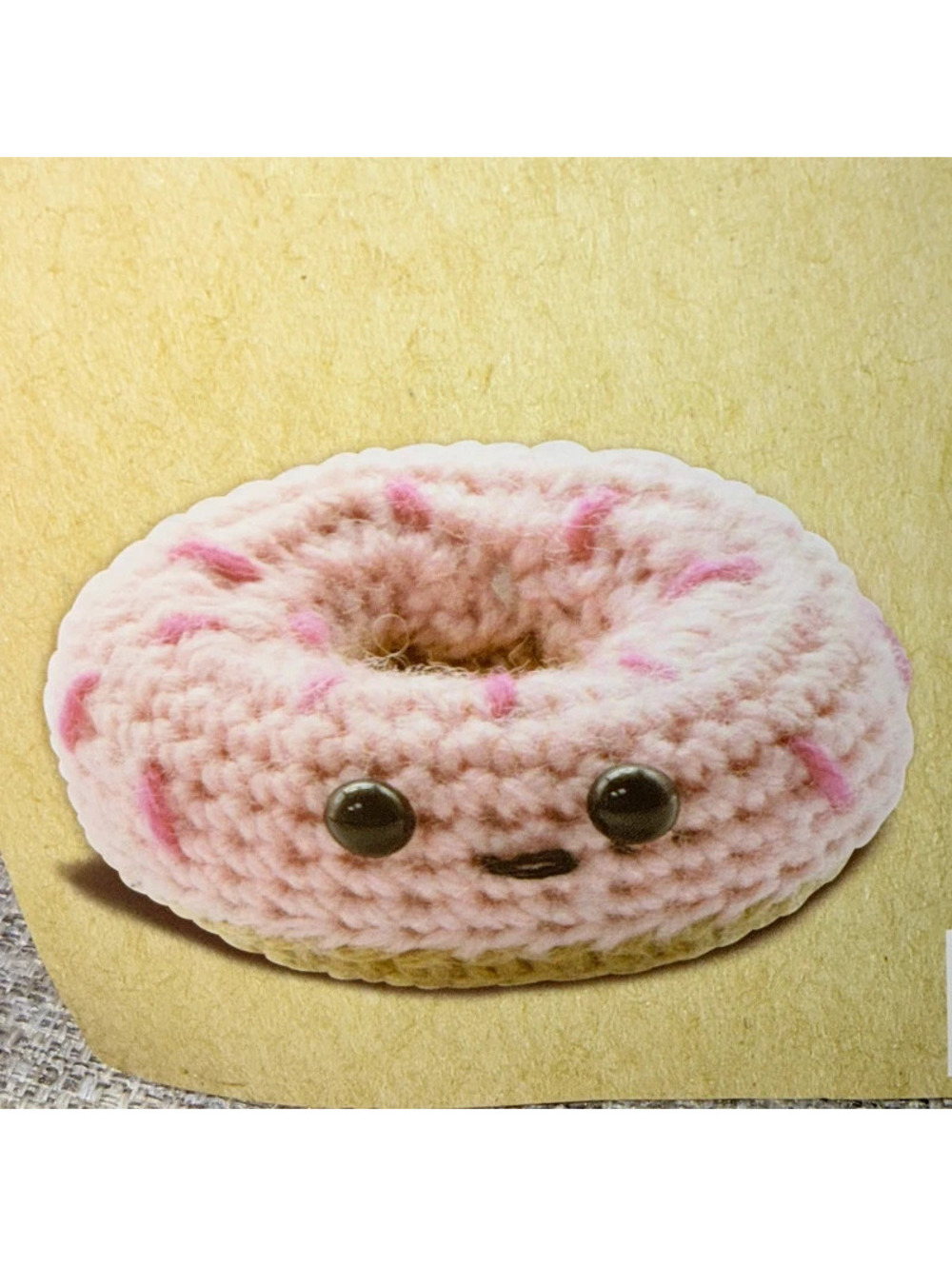 Crafters Square Crochet Amigurumi Donut Kit DIY Yarn Craft Beginner Set New